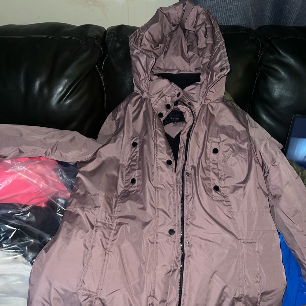Steve madden womens pink winter jacket